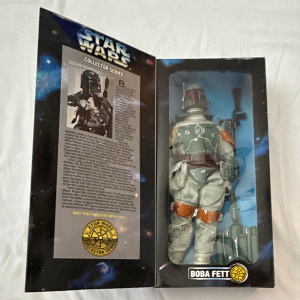Star Wars Collector Series Boba Fett 12” Action Figure Star Wars NIP Box Wear